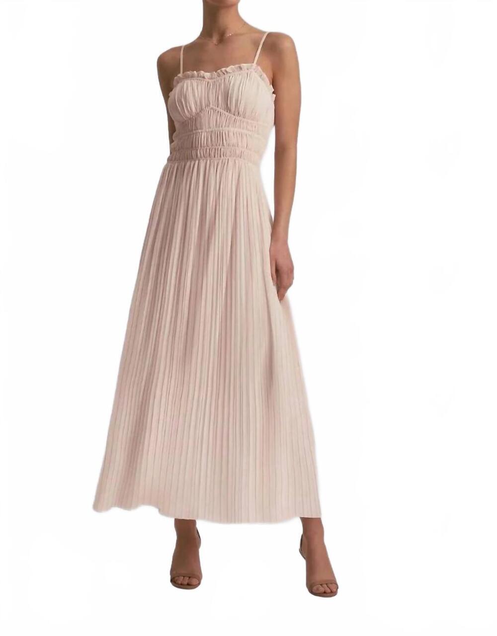 NEW FAVORITE DAUGHTER best dressed guest midi dress in rosewater